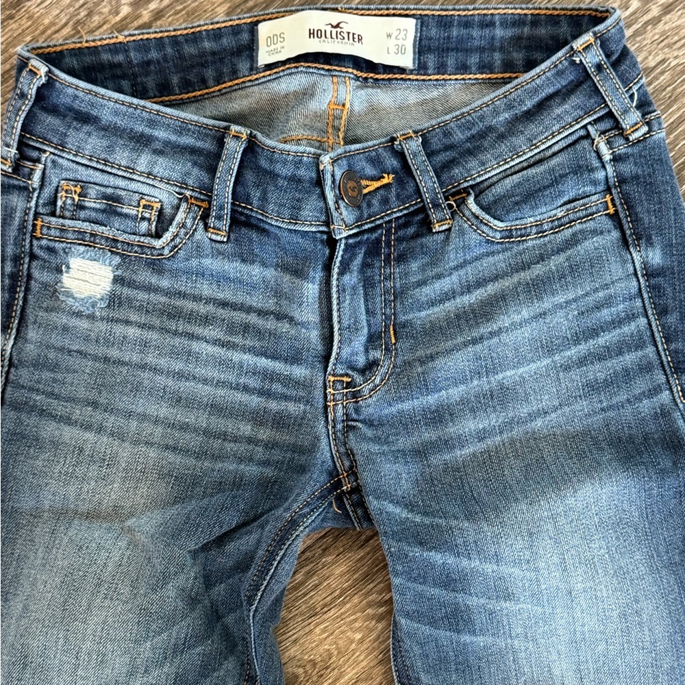 Hollister Women's Medium Blue Boot Cut Jeans